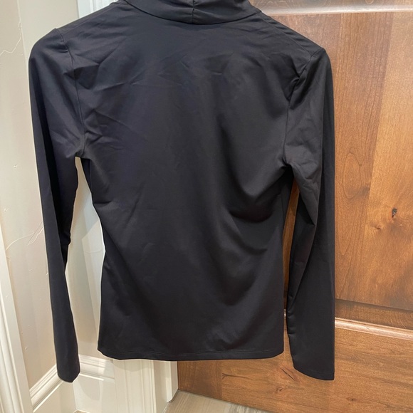 Talbots faux wrap NWT Black TOP XS - Picture 2 of 7